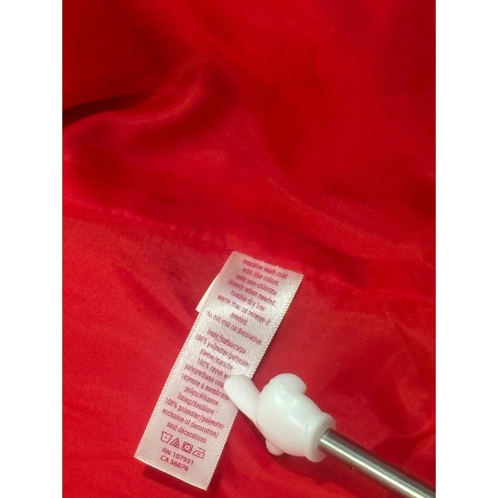 Justice Red Varsity Jacket Kids Size 20